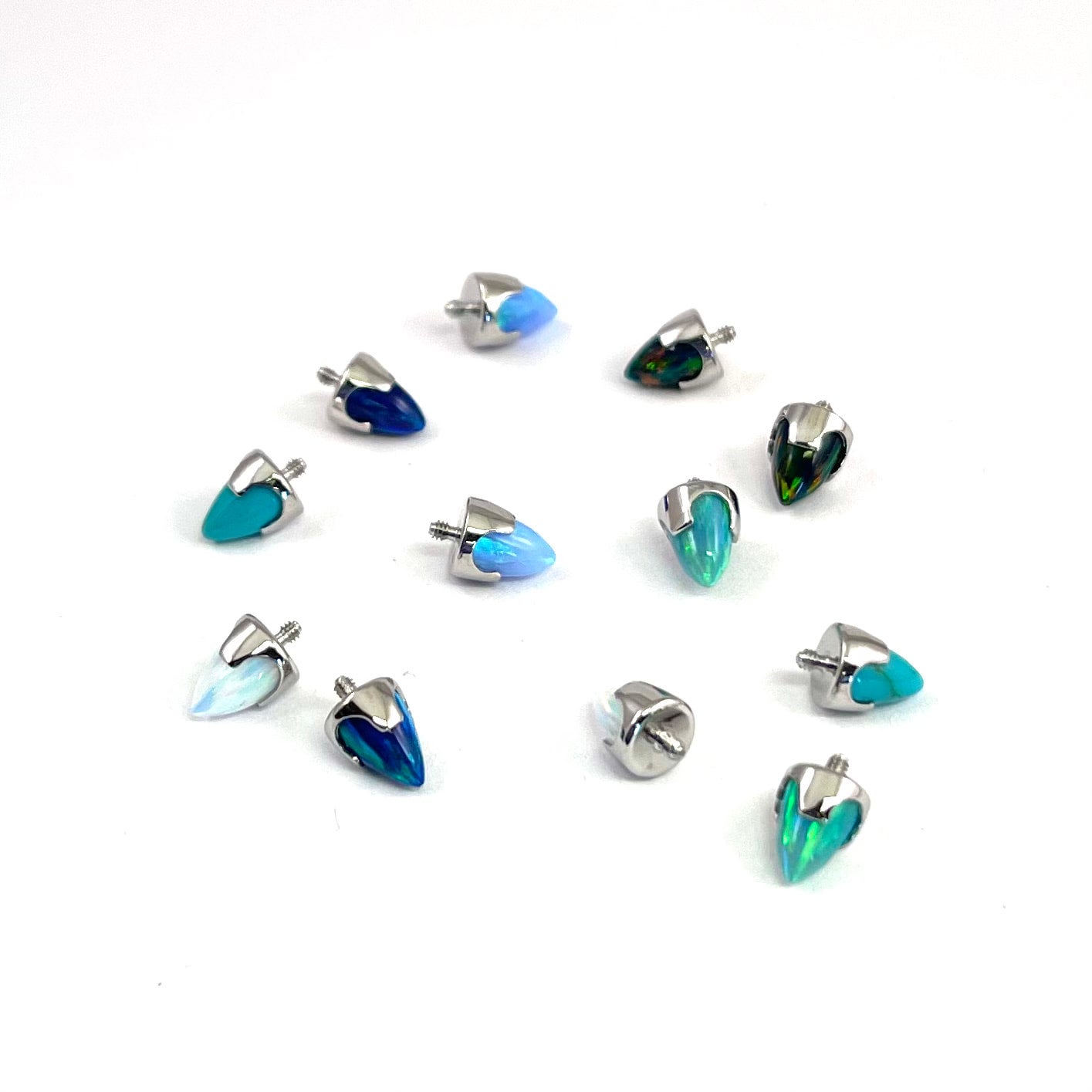 Anatometal Prong Set Bullet Cut Ends Integrity Body Arts